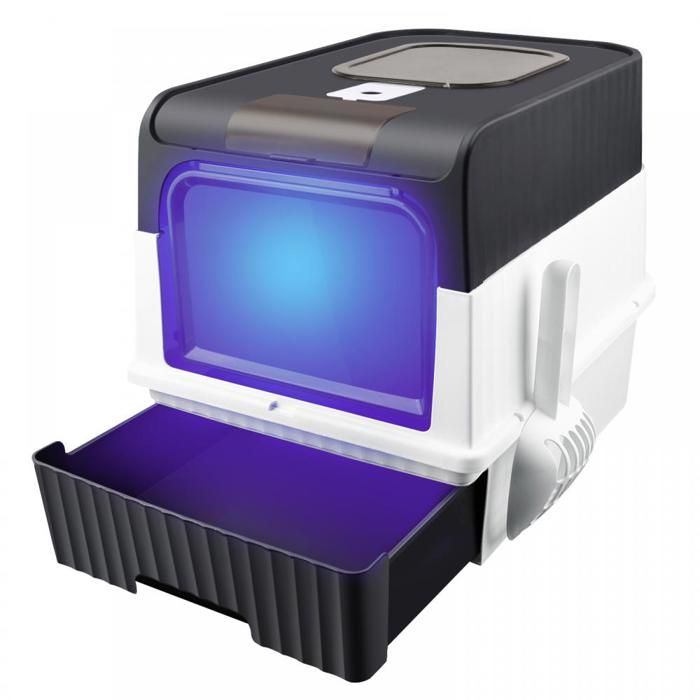 Meilleurs prix pour MIPAN Bac à Litiere Chat Autonettoyante,Maison de Toilette pour Chat noir