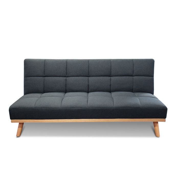 Banquette Clic Clac 3 places gris - Hellin Banquette Clic Clac 3 places gris - Hellin