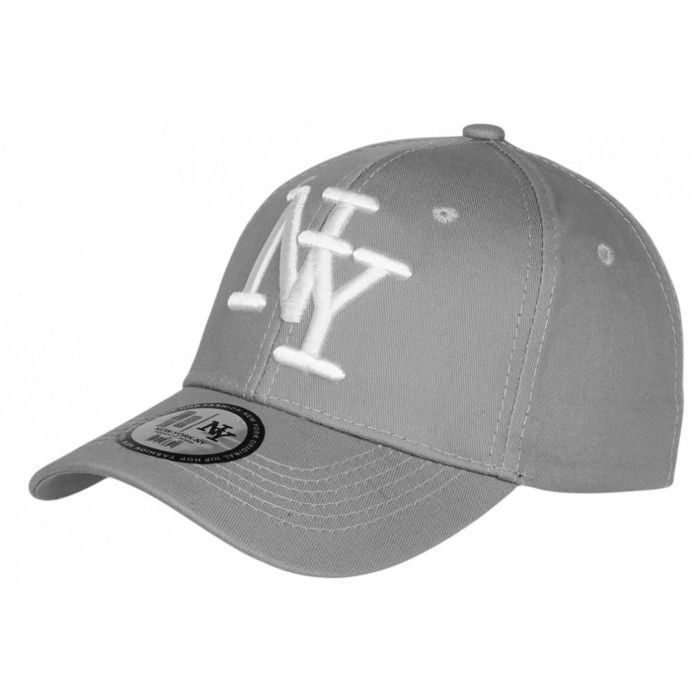 Casquette Enfant NY Baseball Wazzy Noir Et Blanc - Taille Unique 7-11 Ans