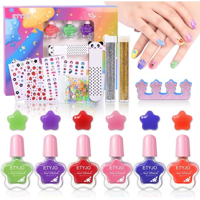 Vernis Enfant À L'Eau Non Toxique PeelOff Vernis A Ongle Enfant, 6 — free download