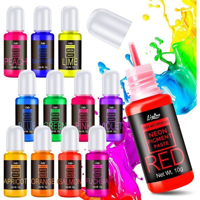 Boue perlée lumineuse au néon - Slime en bois, colle mousse, argile cristal jouet, argile de