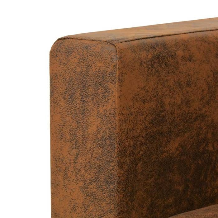 Promotion janvier Canapé à 2 places - MANGO - SOFA DOUBLE - 137x73x82 cm - Cuir daim artificiel SS279