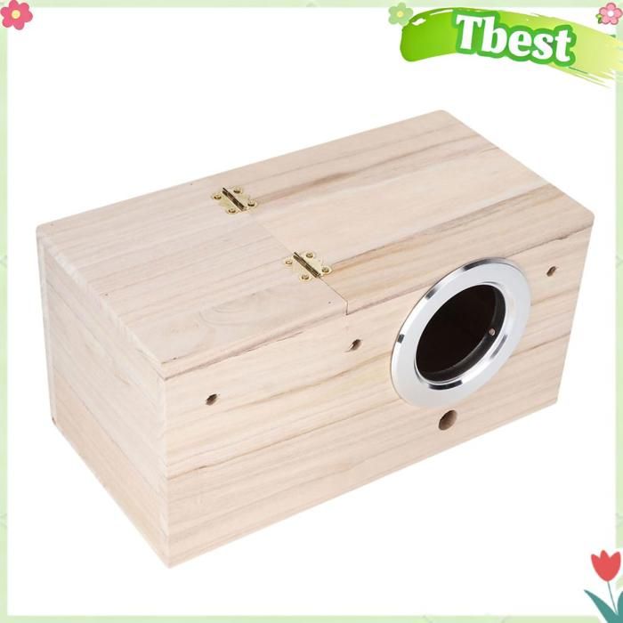 Boîte à oiseaux en bois Durable boîte délevage doiseaux calopsittes décoration de maison pour oiseaux de compagnie