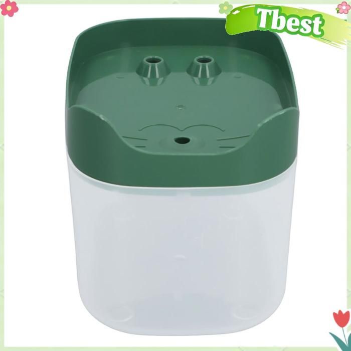 Tbest Fontaine deau pour animaux de compagnie Fountaine de Animaux de Compagnie sans Fil Capteur de  Chat animalerie daliment