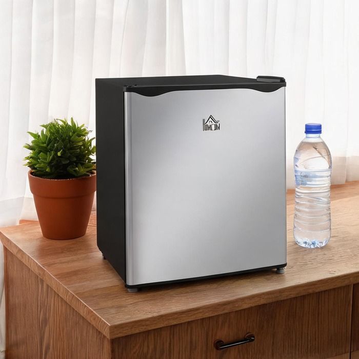 Mini congélateur coffre acier inoxydable 35 L pose libre 5 niveaux de température 47 x 442 x 488 cm compact pour appartement