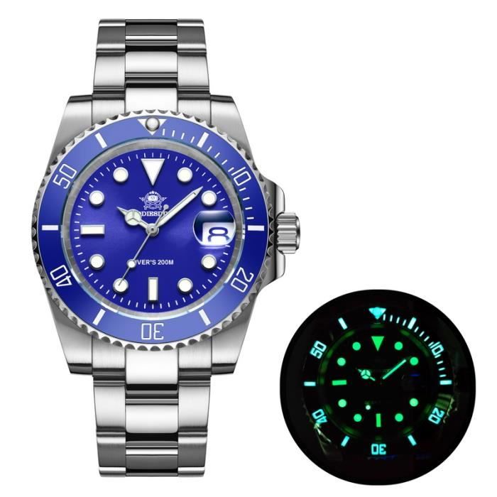 Montre Suisse Sector No.134 Pour Homme - Cadran Bleu - Boîtier 40mm - Étanche 100m - Neuve