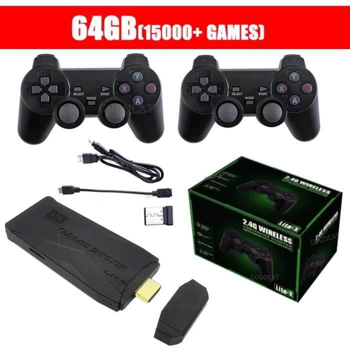 Console De Jeux Rétro Sans Fil - Plus De 20 000 Jeux Intégrés - Sortie HDMI, Manettes Sans Fil 2.4G - Plug & Play - Pour Famille Et Amis - 3