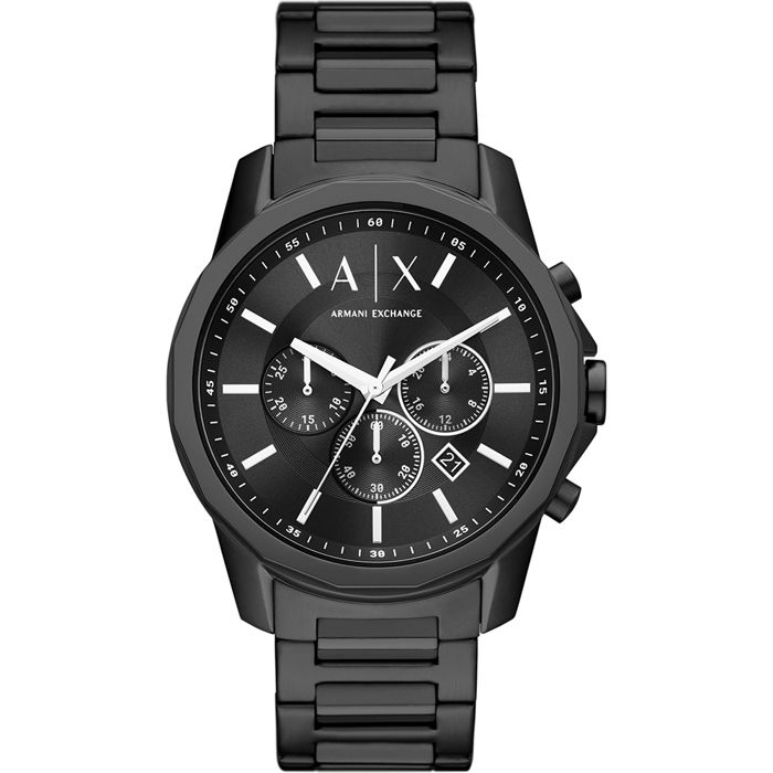 Montre Armani Exchange AX1722 Quartz Chronographe Acier inoxydable Noir