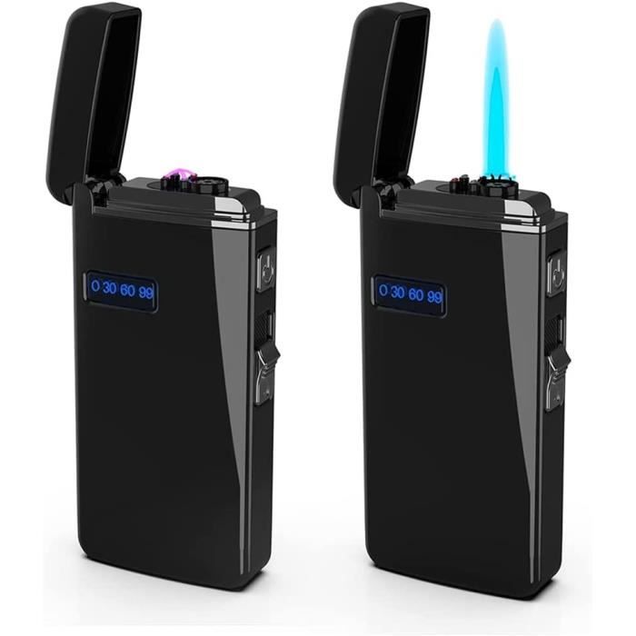 Briquet Plasma SUPRUS Étanché – 3 Modes Torche USB Rechargeable, Coupe-Vent Double Arc, Sifflet Survie Et Lanière