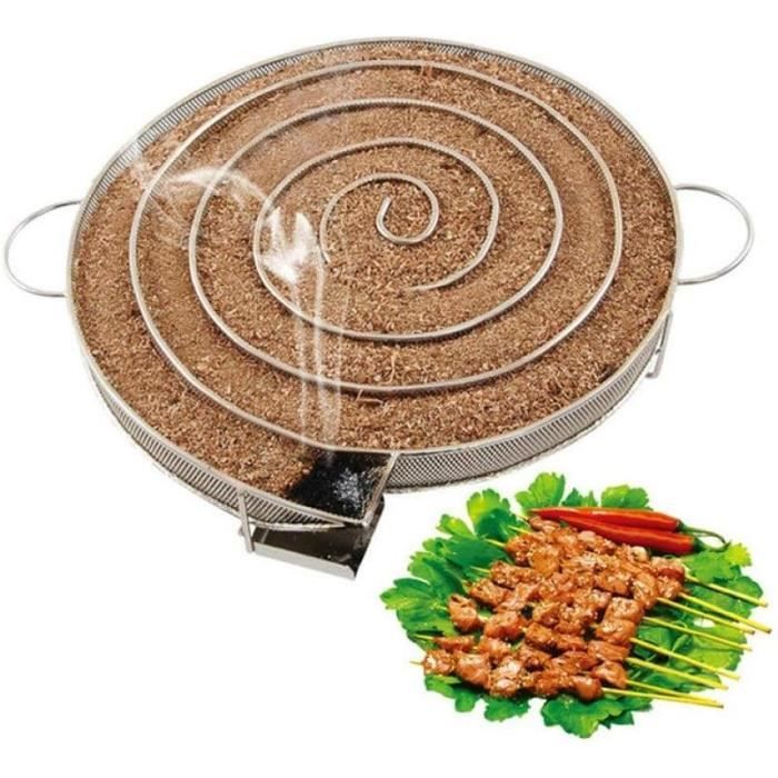 Générateur De Fumée Froide en acier inoxydable Convient pour le fumage à froid dans les fumoirs barbecues fumeurs grils etc