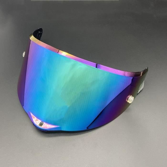 Lentille De Visière Et Aileron Arrière Pour Casque AGV Pista – Compatible GPR/GP/Corsa (noir)