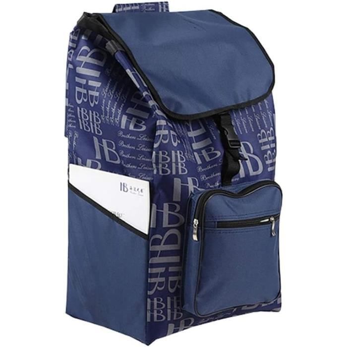 Sac De Courses Pliable Oxford Rouge – Sac De Rechange Léger Et Résistant Pour Chariot Pliant