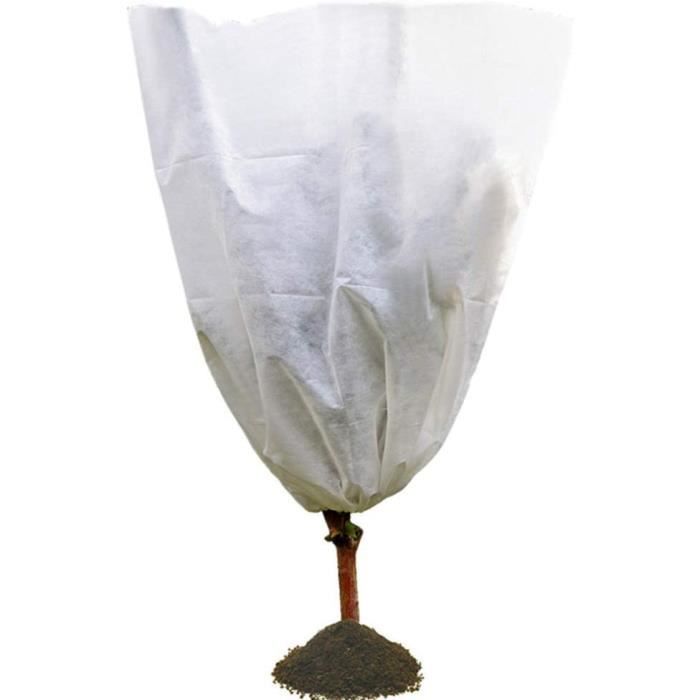 Housse Hivernage Plantes 80x100cm - Protection Gel - Tissu Non Tissé - Blanc