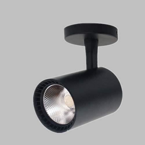 Appliques LED murale Downlight Spotlight Plafonnier rond noir Plafond