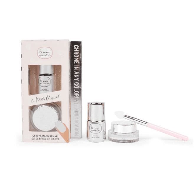 Le Mini Macaron Kit De Manucure Semi Permanent Chrome Le Métallique