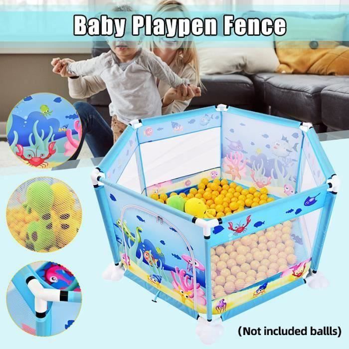 Tempsa 130x66x66cm Bebe Parc Enfants Barriere De Securite Balles De Piscine Pliable Pour Enfant 6 Mois 8 Ans Cdiscount Puericulture Eveil Bebe