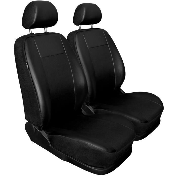simili cuir 2CM-B Noir Housses de sieges universelles pour ALFA ROMEO 147