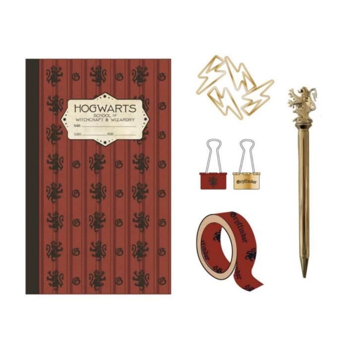 Coffret Scrapbooking Harry Potter - Stickers, Tampon Et Carnet Thème Poudlard