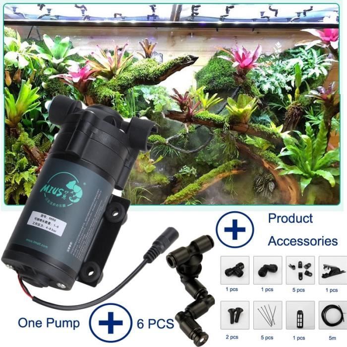 Kit Brumisateur Jardin 12m - Système De Pulvérisation Automatique Avec Pompe & Filtre Pour Serre, Terrasse & Plantes