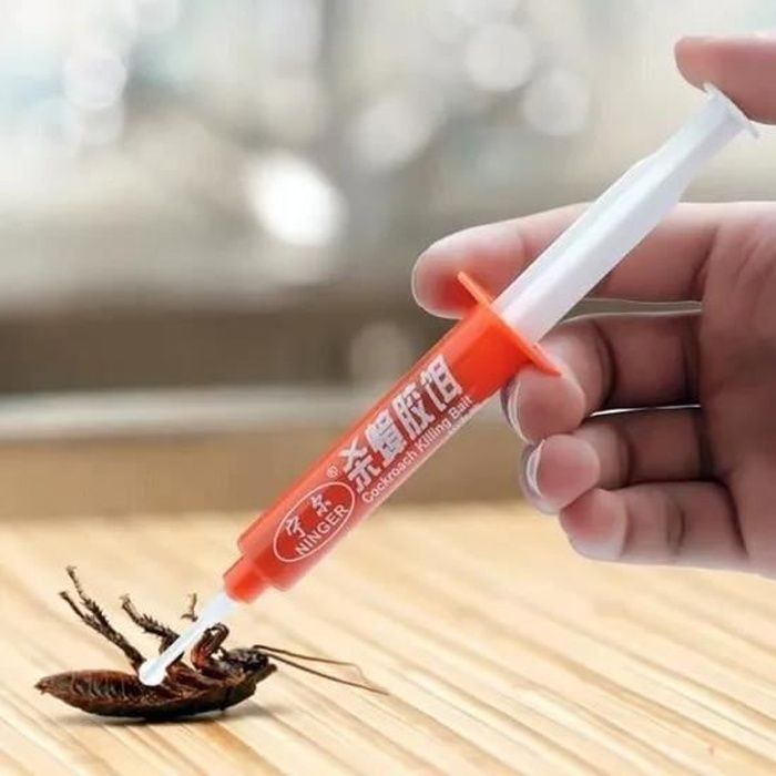 Gel anti-nuisibles en seringue 100% efficace contre les blattes et les  cafards