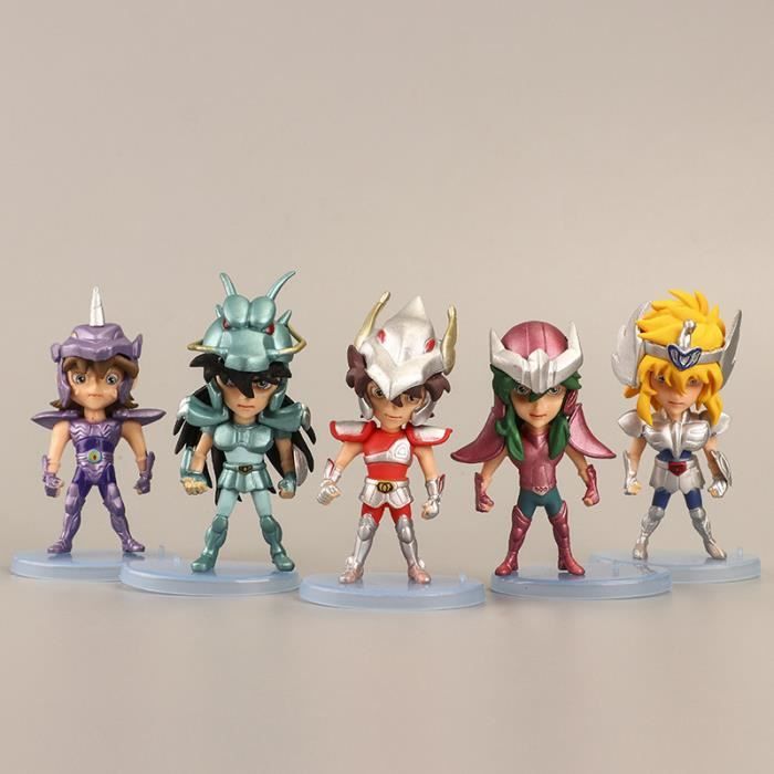 5 pièces/ensemble japon Anime or Saint Seiya chevaliers du zodiaque PVC  figurine à collectionner modèle jouet - Cdiscount Maison