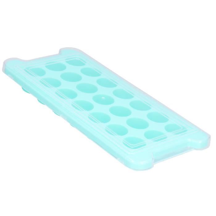 Lot De 2 Moules à Glaçons Cœur Rose Silicone, Avec Couvercle, Pour Cocktails Et Soirées Romantiques