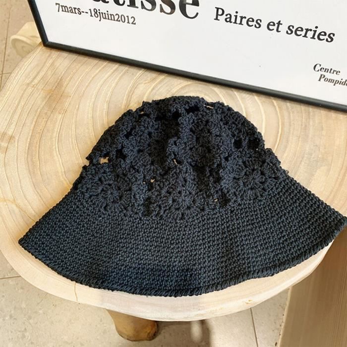 1pc Grand Chapeau De Seau Respirant Avec Grand Bord Et Corde D