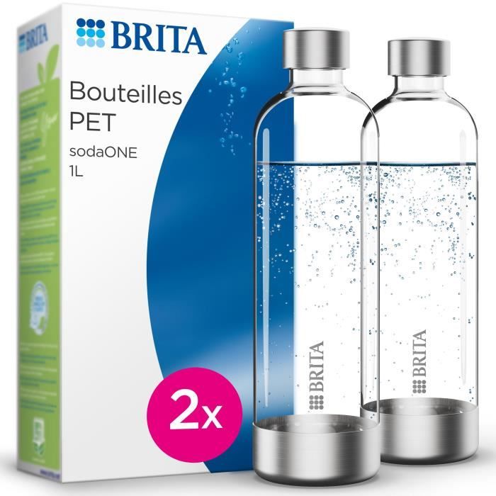 Pack de 2 bouteilles BRITA en PET - sodaONE - 1L