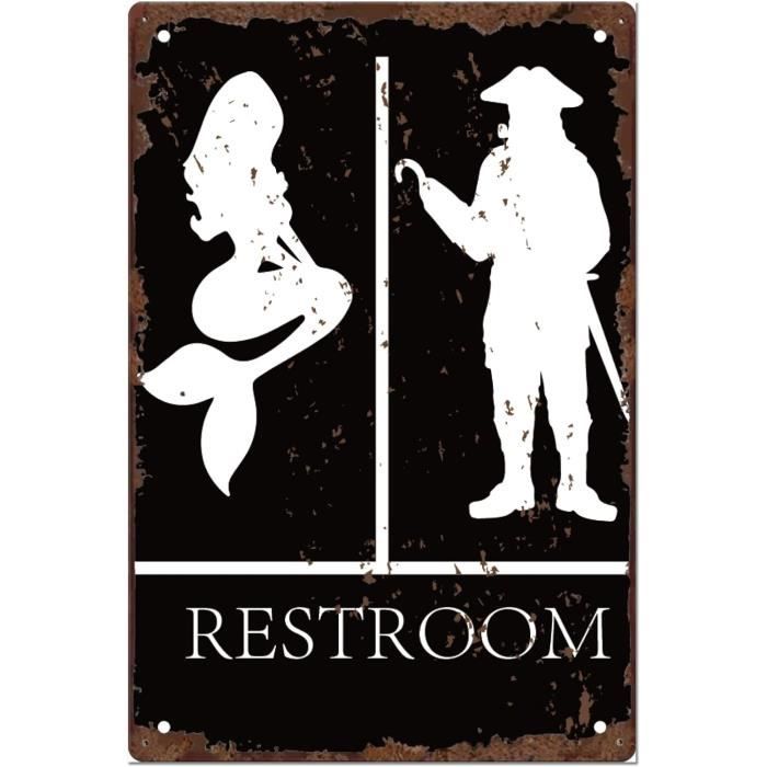 Plaque Métal Vintage Chien - Décoration Murale 20x30cm