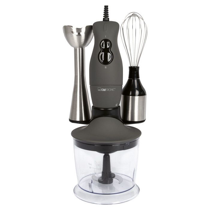 Set Mixeur Plongeant + Batteur + Fouet Inox 200 W Clatronic SMS3777