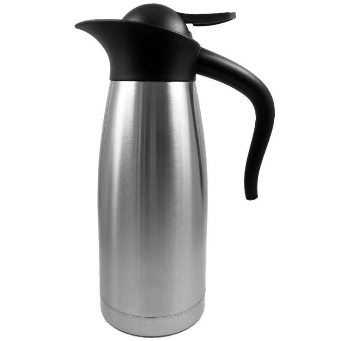 Tiken 1L Carafe à Café Isotherme En Acier Inoxydable, Pour Boissons Chaudes Ou Froides - Résiste à