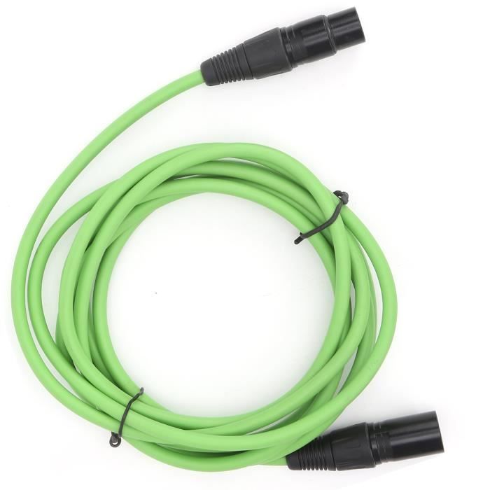 Câble XLR Mâle-femelle 10 Mètres – Rouge – Adam Hall – Pour Micro/DJ/PA