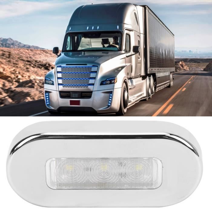 3 LED marqueur latéral indicateur lumière remorque camion bus