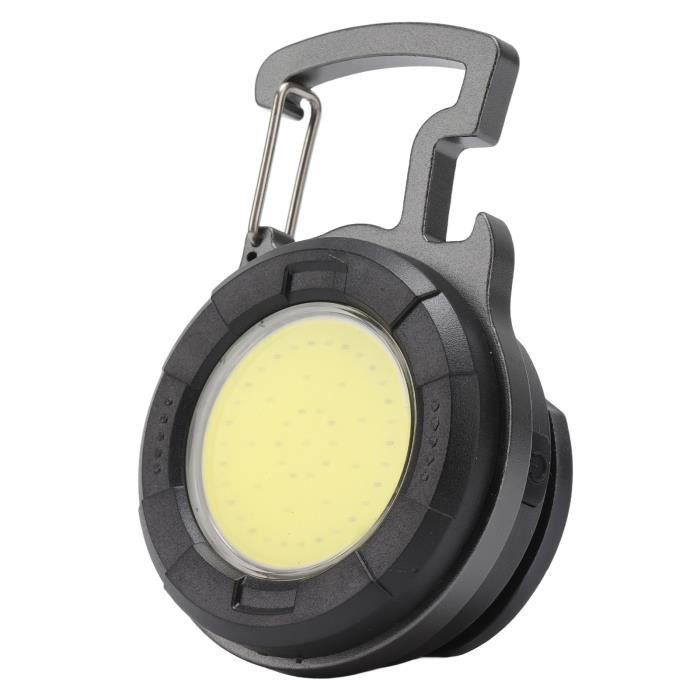 Pack De 3 Lampes Torches LED COB Rechargeables - Porte-clés, Aimanté, 500-1000 Lumens