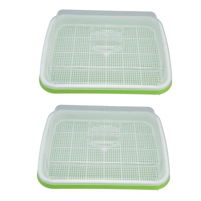 2 Pack Couvercle De Germination, Germoir Avec Support Pour Bocaux