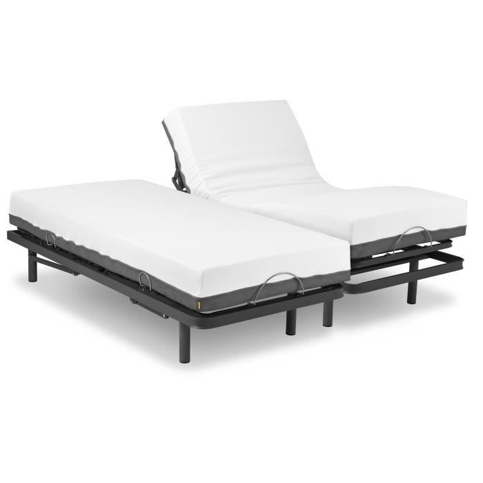 Lit Electrique 2x90x200 Avec Matelas