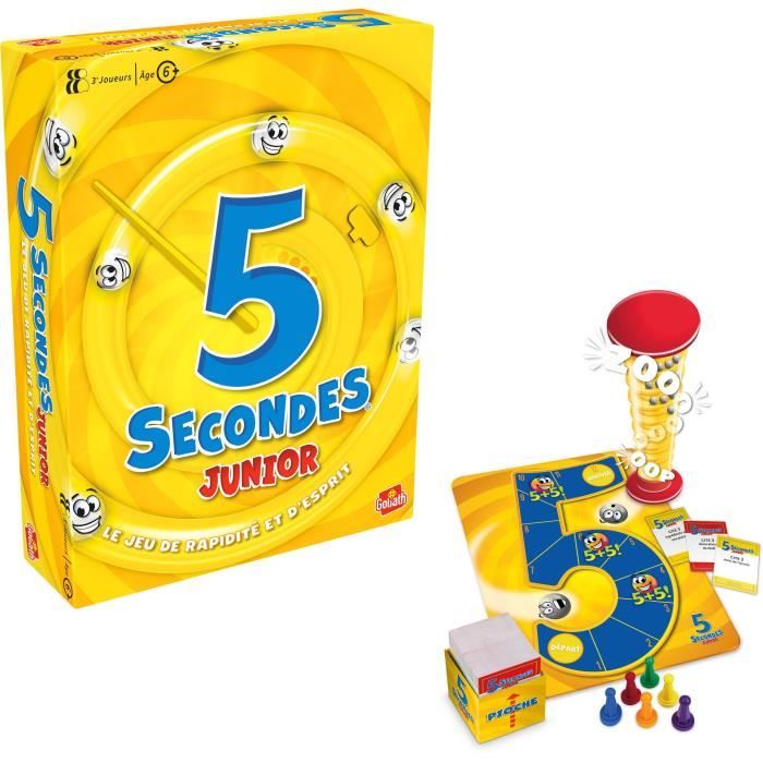 5 Secondes junior Jeu dambiance et de rapidité GOLIATH Dès