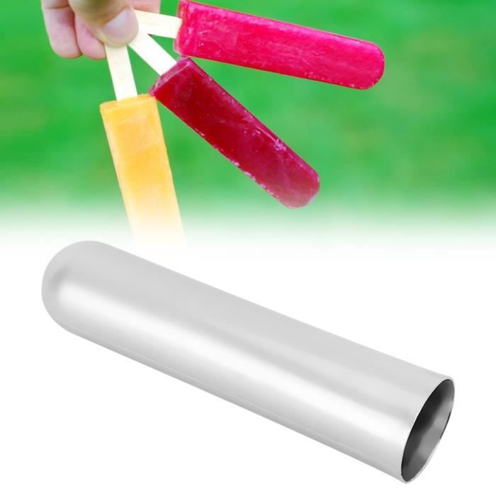 Lot de 40 Moules à Crème Glacée en Acier Inoxydable, Moule à Popsicle Commercial pour Sucettes Glacées, Formes de Moules à Popsicle Faits Maison, Machine à Glace, Porte-plateau à