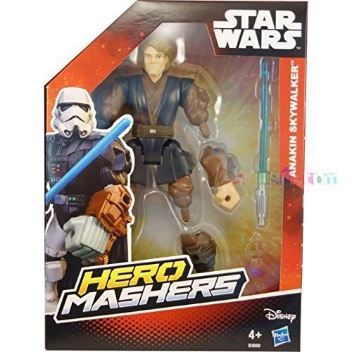 Figurine Star Wars Hero Mashers Anakin Skywalker - HASBRO - Modèle - 15 cm - Mixte - Jouet