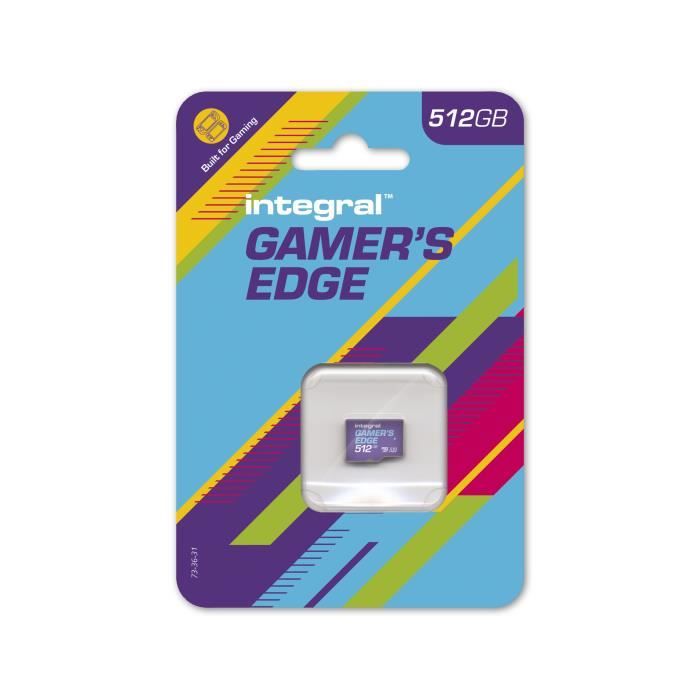 Integral 512GB Gamer's Edge Carte Micro SD pour la Nintendo Switch