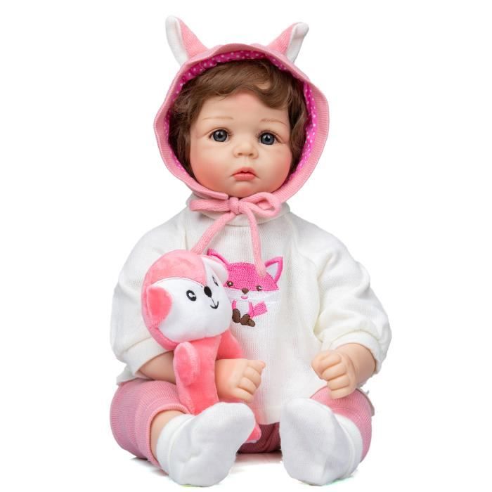 Peluche Poupée Douce – Bébé Princesse 40 Cm Avec Petit Chapeau, Jouet Câlin En Tissu, Cadeau Anniversaire Ou Noël Pour Enfants Dès 0 Mois