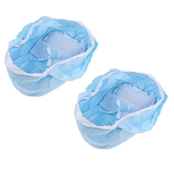 Accessoire De Poupee Bebe Reborn Sac De Couchage Oreiller Couette Jouet Pour Fille Garcon Bleu 2 Set Cdiscount Jeux Jouets