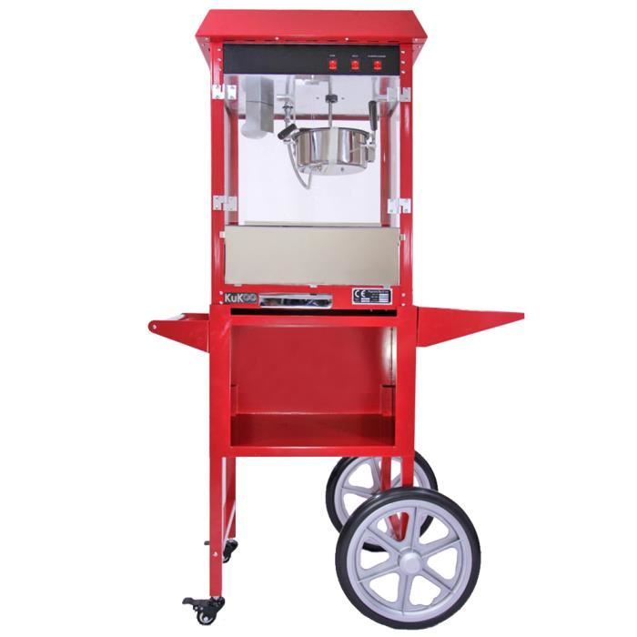 Kukoo Machine à Popcorn Commercial 226g et Chariot Cdiscount