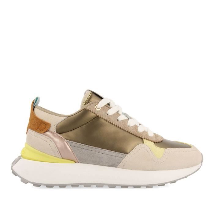 Baskets femme GIOSEPPO Selkirk Jaune Femme Oro Lacets