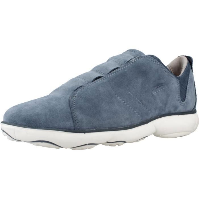 Chaussures Homme GEOX U NEBULA Bleu Lacets Textile Bleu