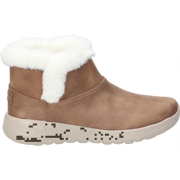 Skechers Bottes SKECHERS 144013-CSNT pour femme - couleur camel - lacets - tige synthétique