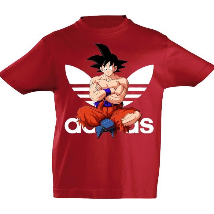 T-SHIRT ENFANT PERSONNALISÉ DRAGON BALL Z, COULEUR ROUGE