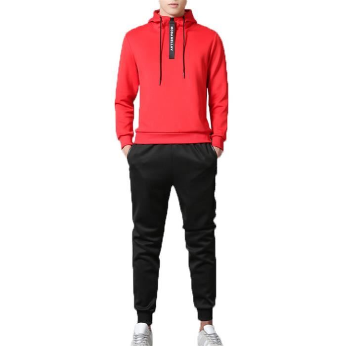 Ensemble Sport Enfant Garçon - Sweat à Capuche + Jogging Décontracté Pour Foot Et Quotidien (2-8 Ans)