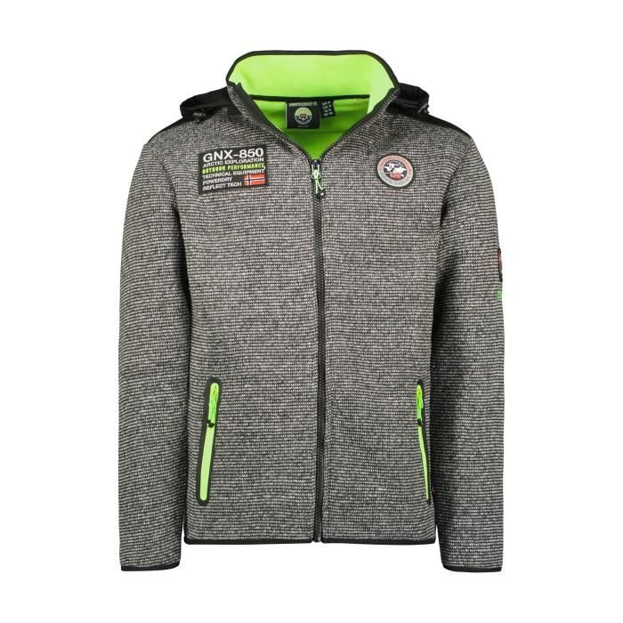 Sweatshirt Polaire Homme Geographical Norway Uball Gris Clair Grey Cdiscount Sport