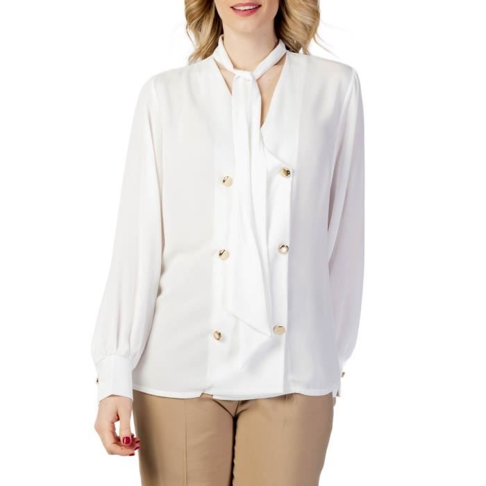 Chemise Blouse SANDRO Marine - Taille 1 (36/38) - Style Marin - Occasion Très Bon état